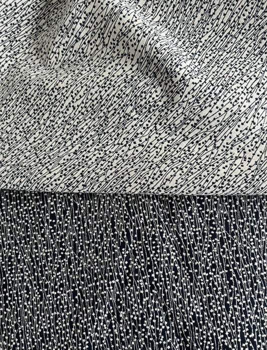 Jacquard Garoa Marinho - R$ 79,90/metro