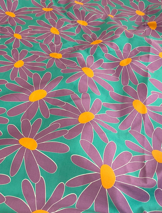 Sarja Estampada Floral com Elastano - R$ 59,90/metro
