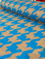 Lã Jacquard Pied de Coq.