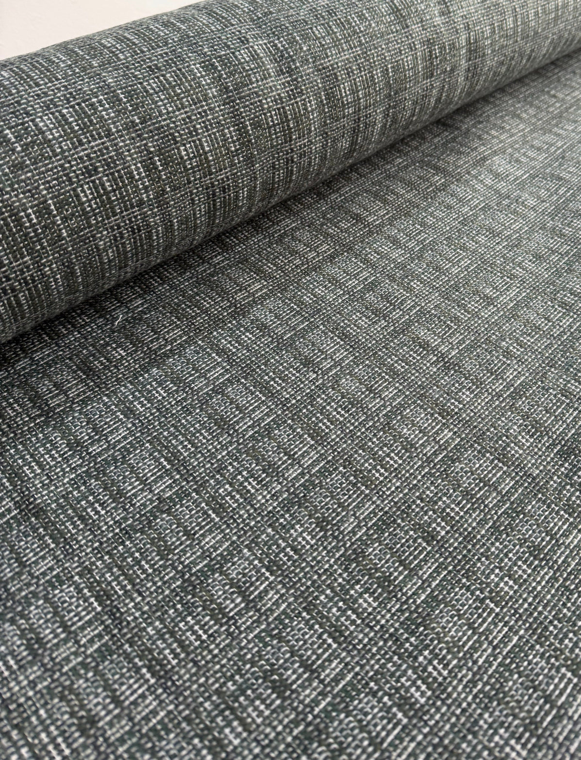 Tweed 100% Algodão Verde Outono