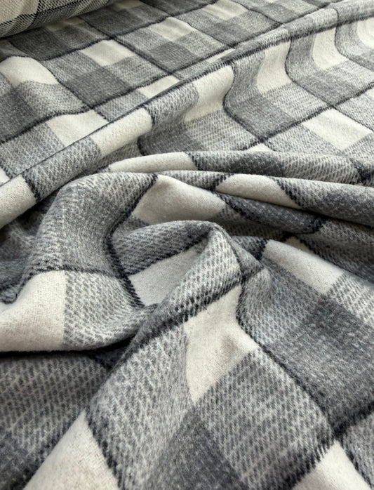 Tweed Flanelado Xadrez- R$ 69,90/metro