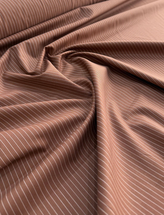 Camisaria 100% algodão Egípcio Marrom/rosa - R$ 59,90