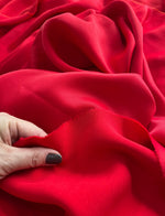 Crepe Patou de Acetato Vermelho