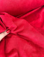 Veludo Cotelê vermelho
