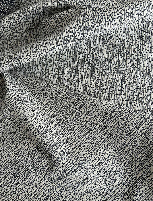 Jacquard Garoa Marinho - R$ 79,90/metro
