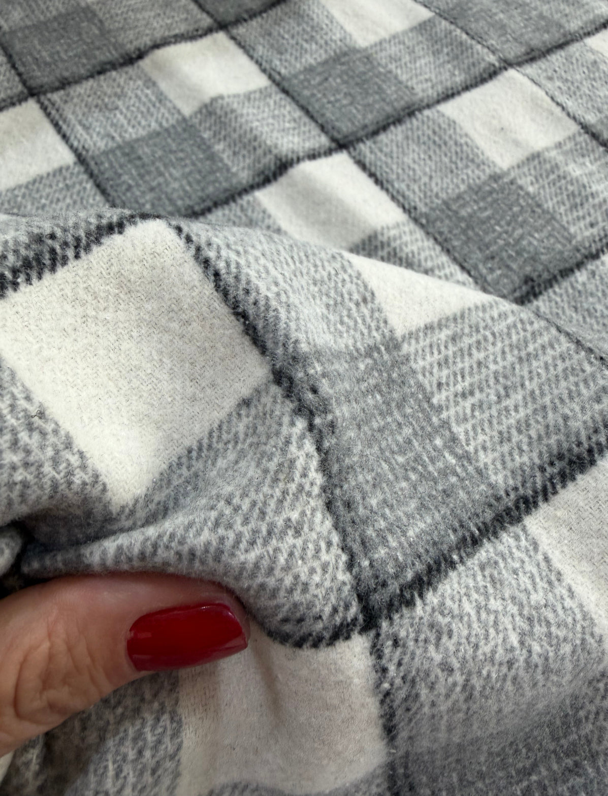 Tweed Flanelado Xadrez- R$ 69,90/metro