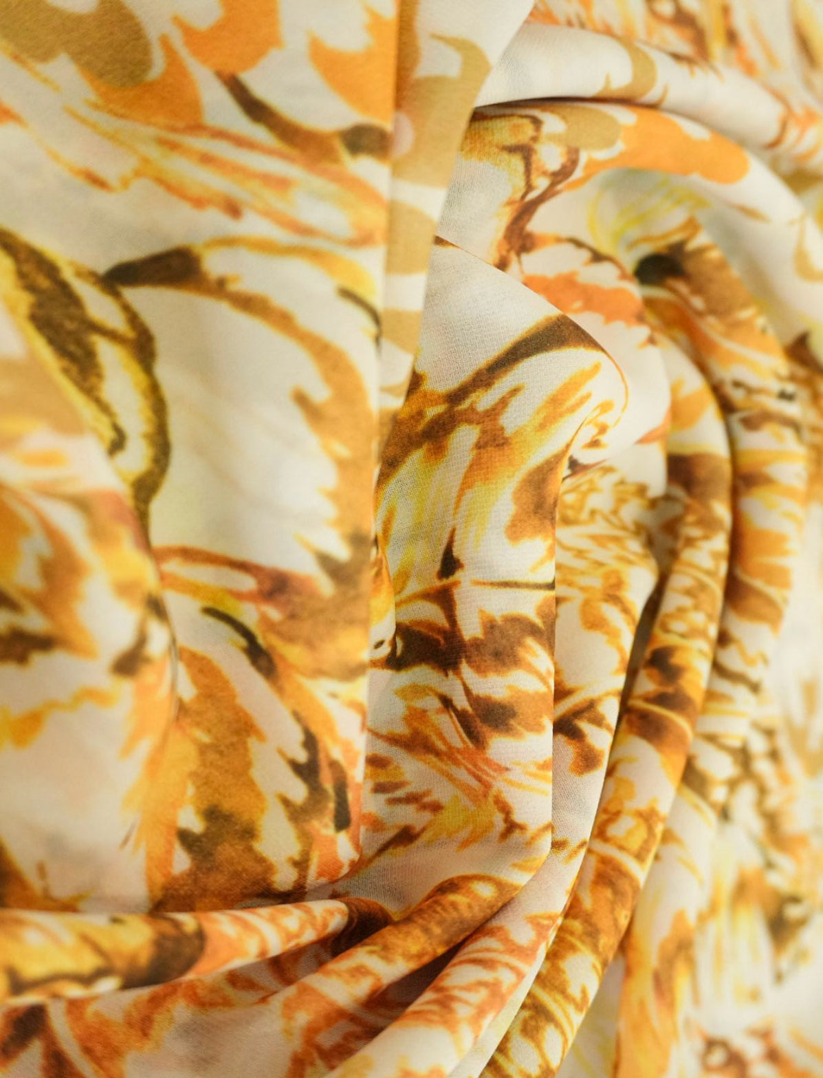 Crepe de poliéster estampado