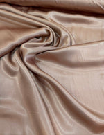 Viscose acetinada encorpada Champanhe Rosê