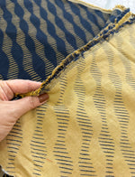 Kit Shorts Diana - Jacquard Marinho com Mostarda
