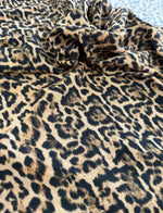 Crepe de viscose Estampado animal print escuro