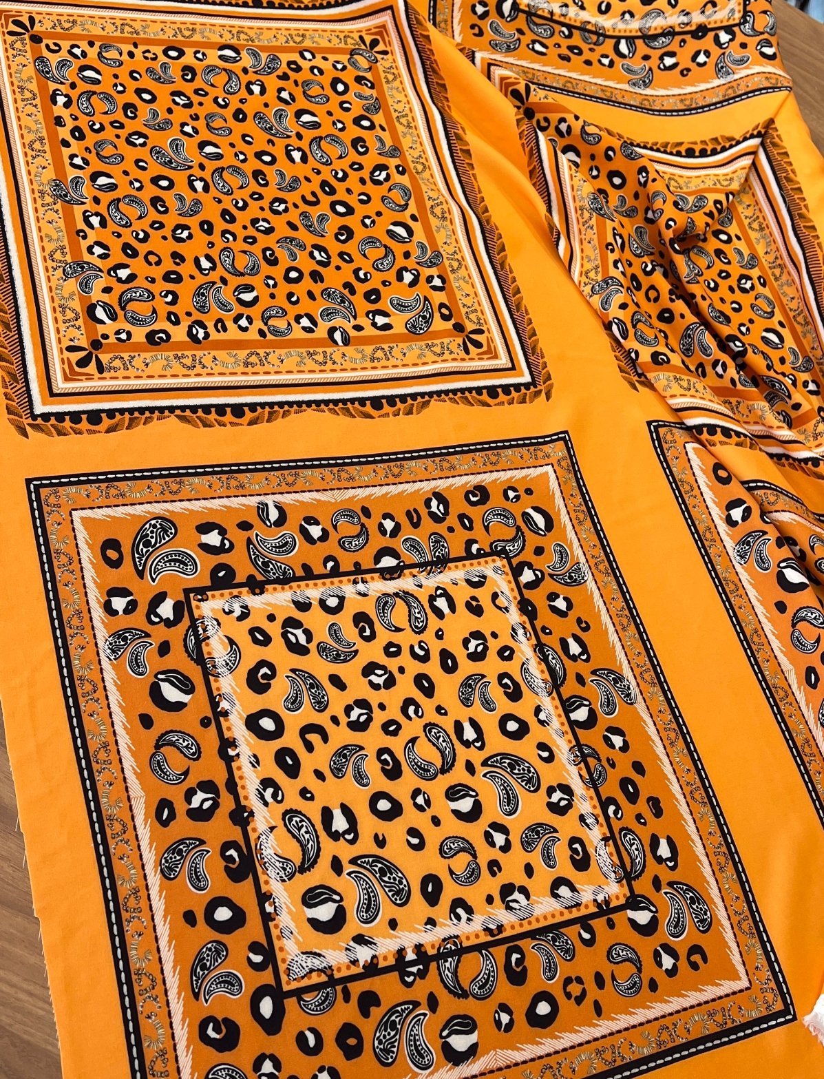 Viscose Estampada Lenço