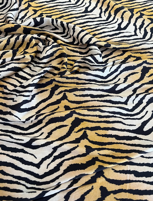 Viscose com seda Estampada Animal Print - R$ 89,99metro.