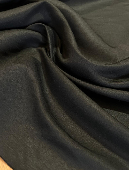 Alfaiataria de Cânhamo com viscose -45% cânhamo 55% viscose- Preto - R$ 69,90/metro