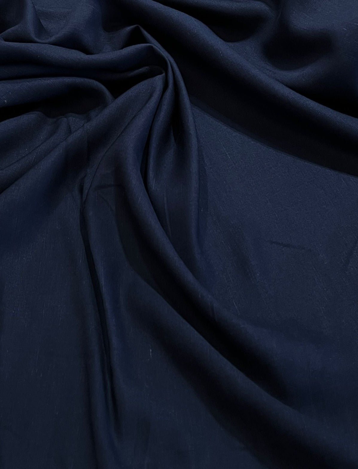 Viscose com Cânhamo- 16% cânhamo e 84% viscose - azul marinho- R$ 42,90/metro