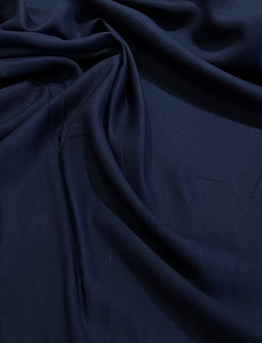 Viscose com Cânhamo- 16% cânhamo e 84% viscose - azul marinho- R$ 42,90/metro