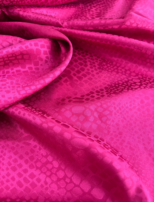 Banca 62 - Viscose pink acetinada Jacquard