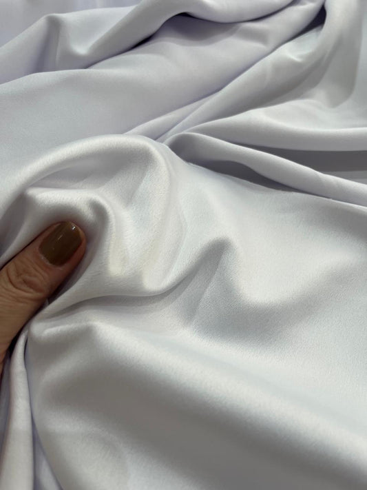 Crepe alfaiataria ( similar ao Patou) de poliéster Branco - de R$ 49,90 por R$ 29,90/metro