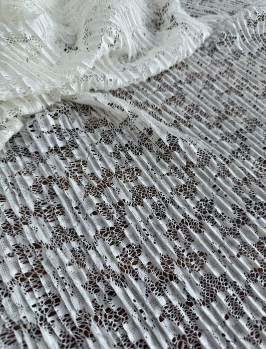 Renda Plissada Off - R$ 39,90/ metro