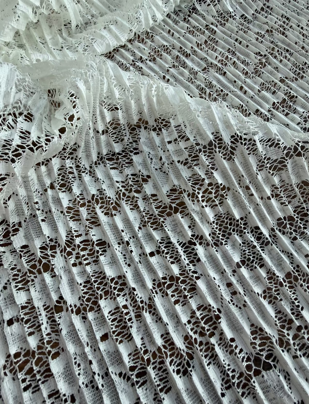 Renda Plissada Off - R$ 39,90/ metro