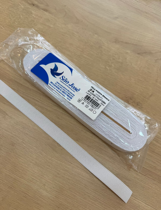 Elástico São José 16mm branco